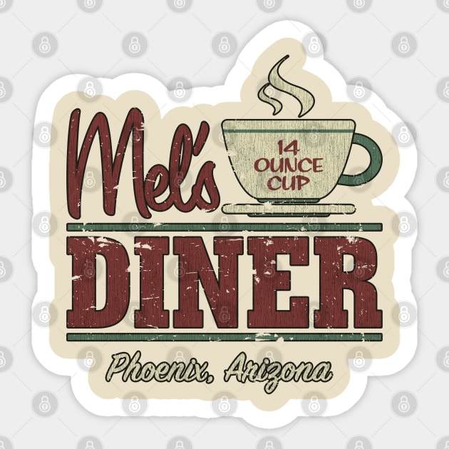 Mel's Diner Vintage Sticker by JCD666